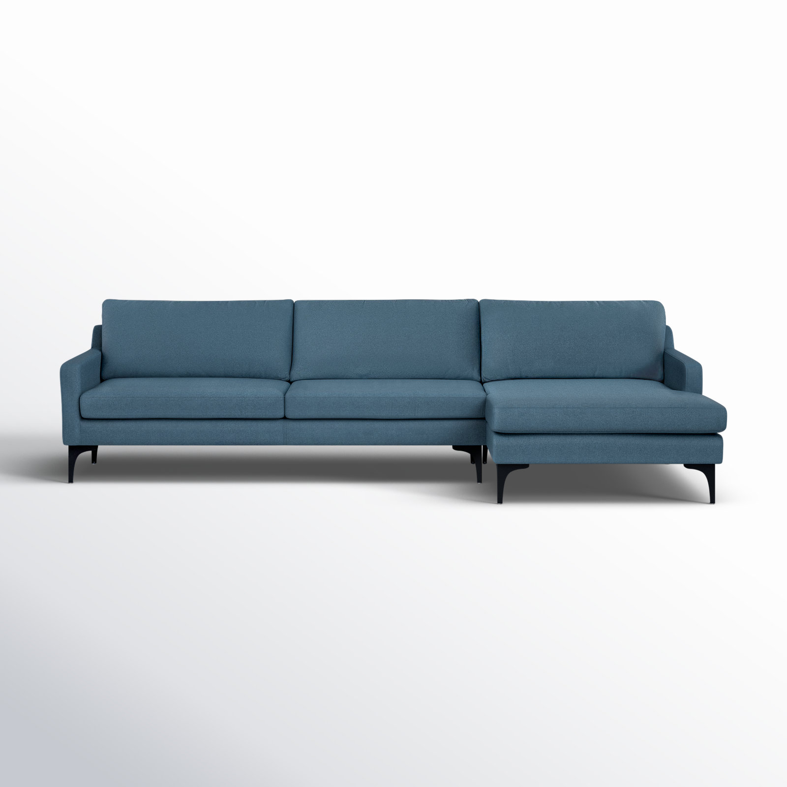 Dusty blue sectional sales