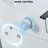 Heated Seat Toilet - 4 Levels Temp, Dual Flush System, Foot Sensor, Led Night , Compact Design Adjustable Flush, Infrared Bathroom