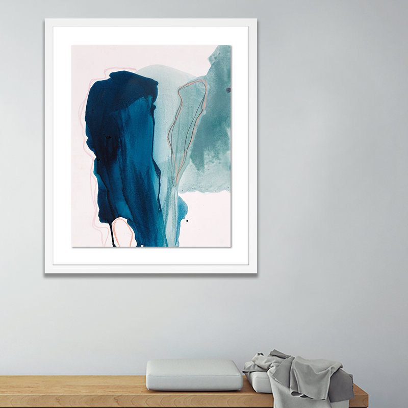 Depth Print by Kim Whiteside, White, 24" H x 20" W x 1.5" D