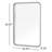 Zadie Metal Rectangle Wall Mirror
