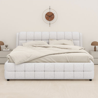 Lit plateforme tapissier Minimalist