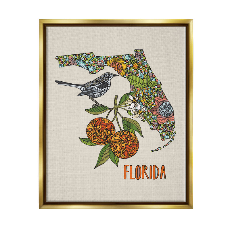 «Florida State Mockingbird», détail de la fleur d'oranger par Valentina Harper - impression, H 31 po x l 25 po x P 1,7 po