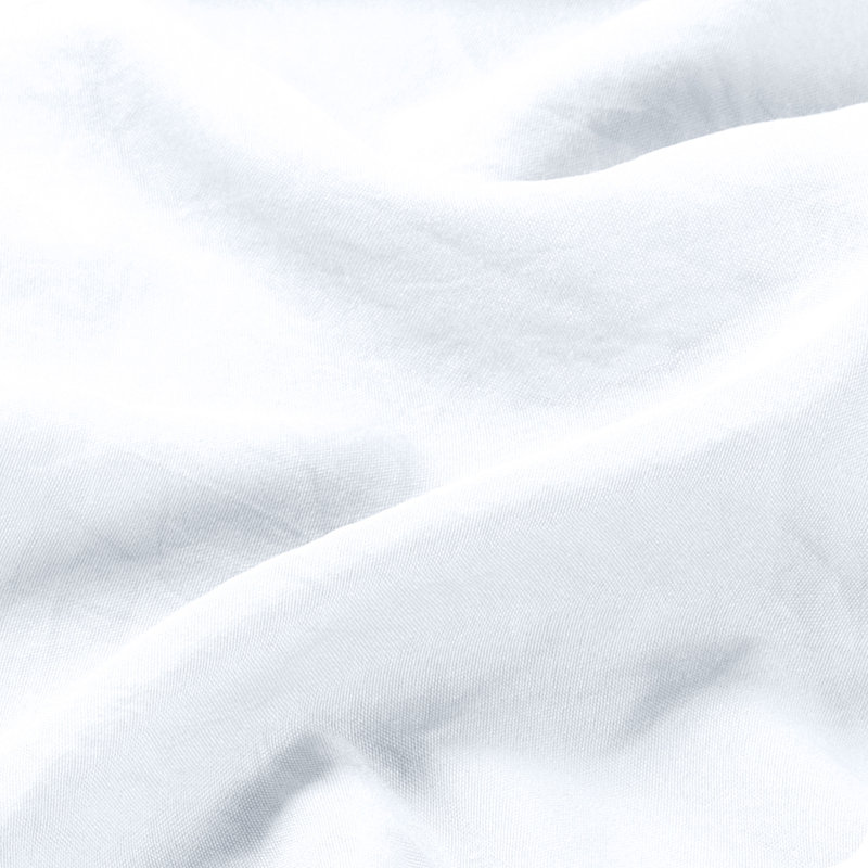 Washed Ultra-soft Microfiber Sheet Set, Twin Sheet Set with 1 Pillowcase, White