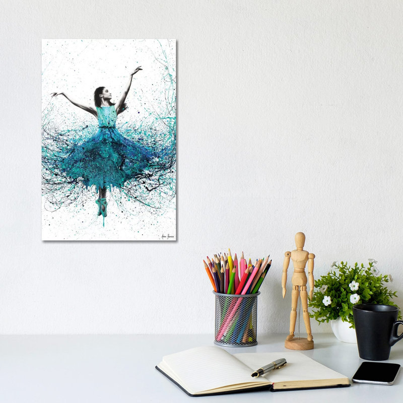 Coral Night Dancer by Ashvin Harrison - Print on Canvas, Wrapped Canvas, 20.32 cm H x 30.48 cm W