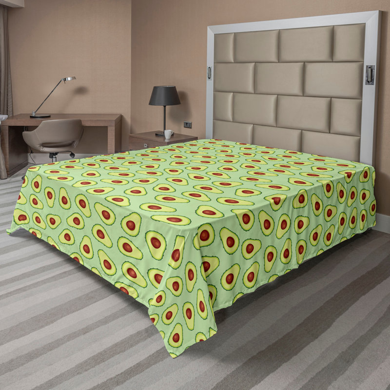 Drap Ambesonne Tropi, Drap plat de taille très grand