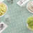 Rectangular Tablecloth, 100% Cotton, 52X104", Textured Dots-1756321197