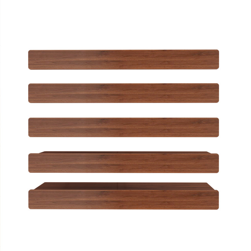 Ensemble de housse pour tablette en fil de bois, Noyer