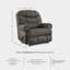Gennette Faux Leather Recliner