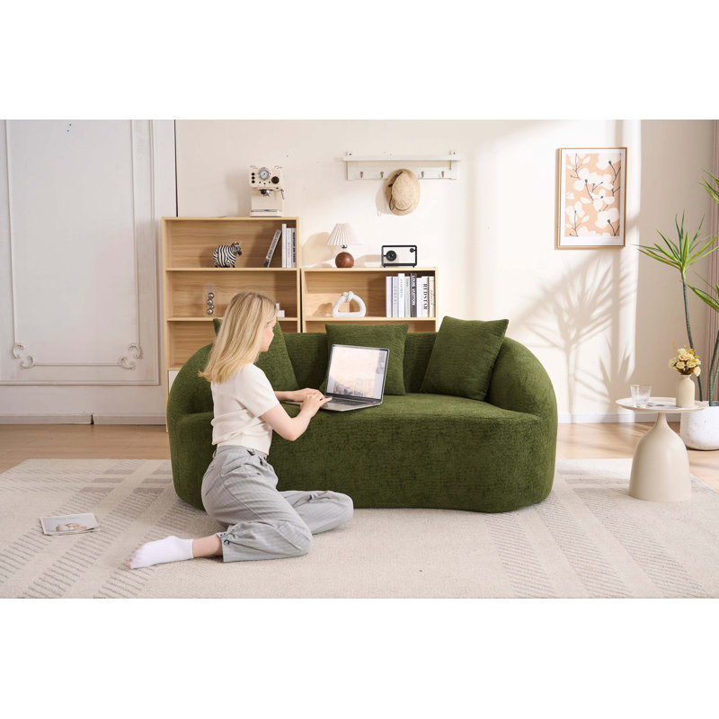 Causeuse Curved, Vert
