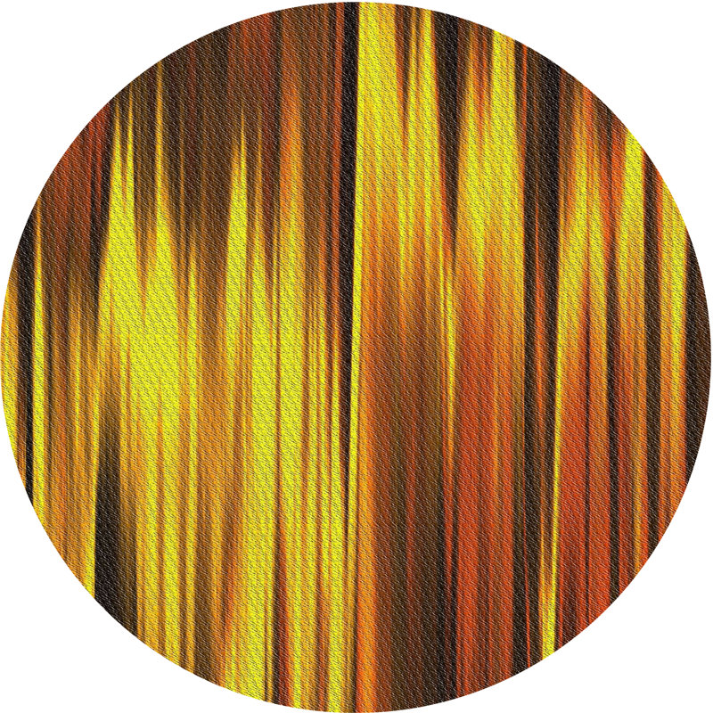 Tapis jaune, Rond 8 pi