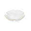 Assiette en forme de fleur Damion avec bordure dorée - P 9,5 po-502130535