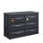 Cargo Gunmetal Finish Dresser