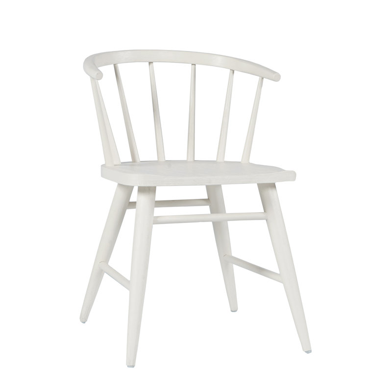 Chaise de salle à manger Crumpton, Blanc