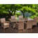 High-Density Polyethylene (HDPE) Wicker Premium All-Weather Wicker Dining Armchair with Cushion