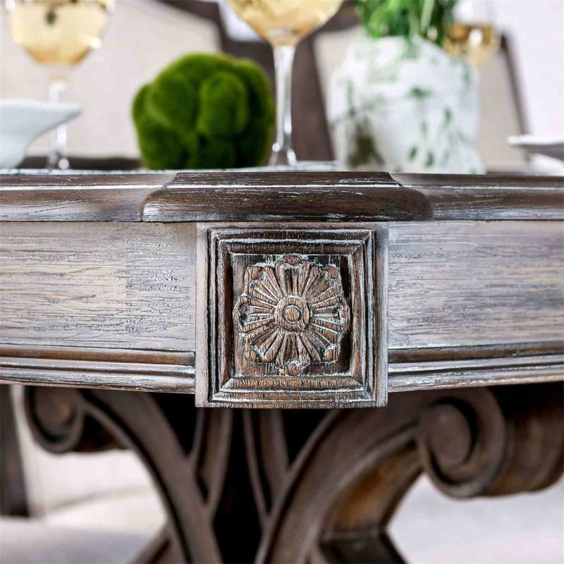 Table de salle à manger 1Pc, Natural Rustic