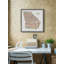 State of Georgia Vintage Map II - cadre photo, impression sur papier-891767109