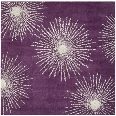 Amier Hand Tufted Wool And Viscose Abstract Rug