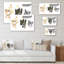«Cute Kittens Set Play Cats», reproduction sur toile encadrée-2047693131-2047693143