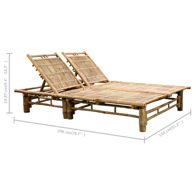 Currin Outdoor Chaise Lounge , Cushion Included, Anthracite