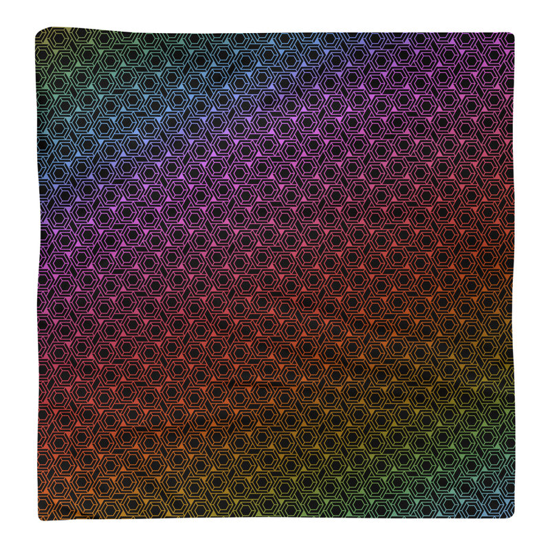 Serviette de treillis hexagonale classique, H 0,1 po x L 10 po x P 10 po, Sergé de polyester, Vert