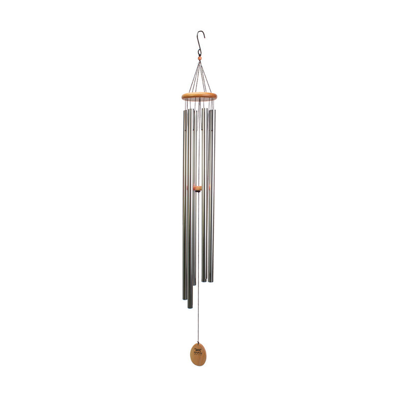 Annitra Abstract Wind Chime, Silver