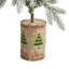Sapin de Noël artificiel floqué 2 '