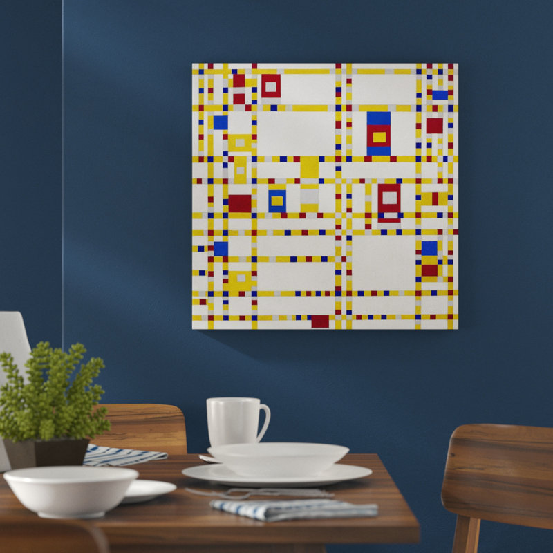 Piet Mondrian - Wrapped Canvas Print, 50cm H x 50cm W x 1.8cm D