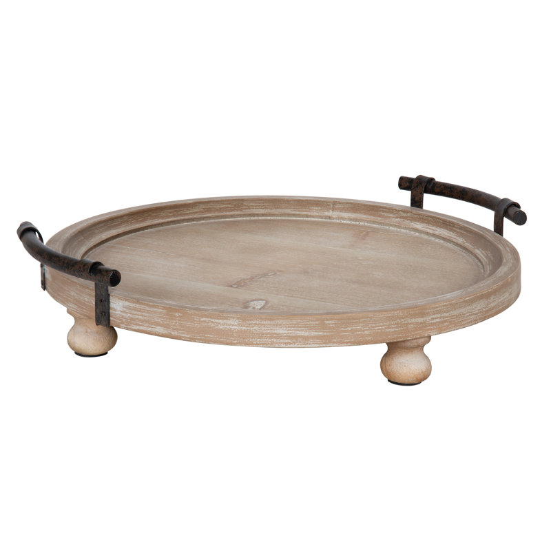 Avena Wood Tray, Brown