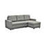 Canapé-lit modulaire gris en forme de L, Mobilier peu encombrant pour le salon, canapé-lit, petits espaces, 3 lits-1600869633