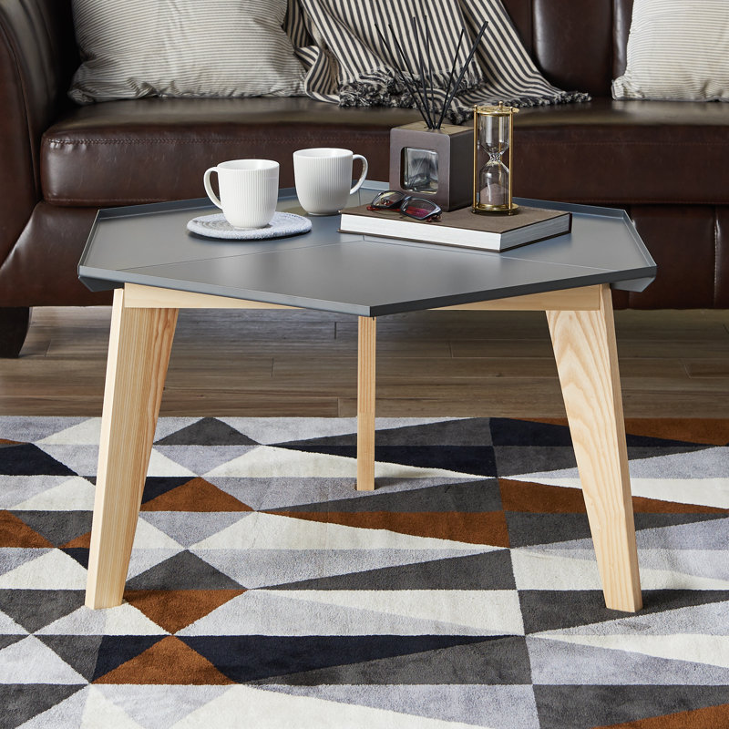 Delano Three Leg Coffee Table, Grey