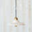 Elegant Stoneware Pleated Pendant Lamp