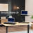 Adjustable Height Steel Standing Desk Converter