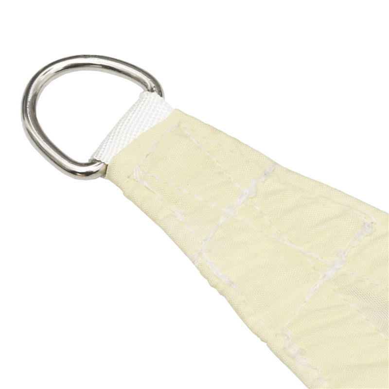 Arsheq 8m x 5m Rectangular Shade Sail, Cream, 3.5m x 5m