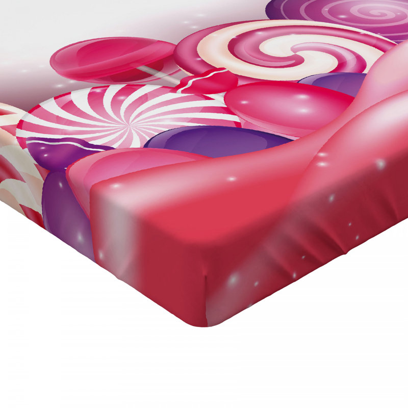 Drap-housse Lollipop Candy, Drap-housse de taille simple