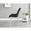 Edzard Double Pedestal High Gloss Dining Table Set with 6 Luxury Velvet Dining Chairs-87467429-87467424