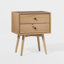 Solid Wood Bedside Table-1408516506