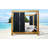 Darylle Seascapes Solid Semi-Sheer Outdoor Grommet Curtain Panels-1814004953-1814004957