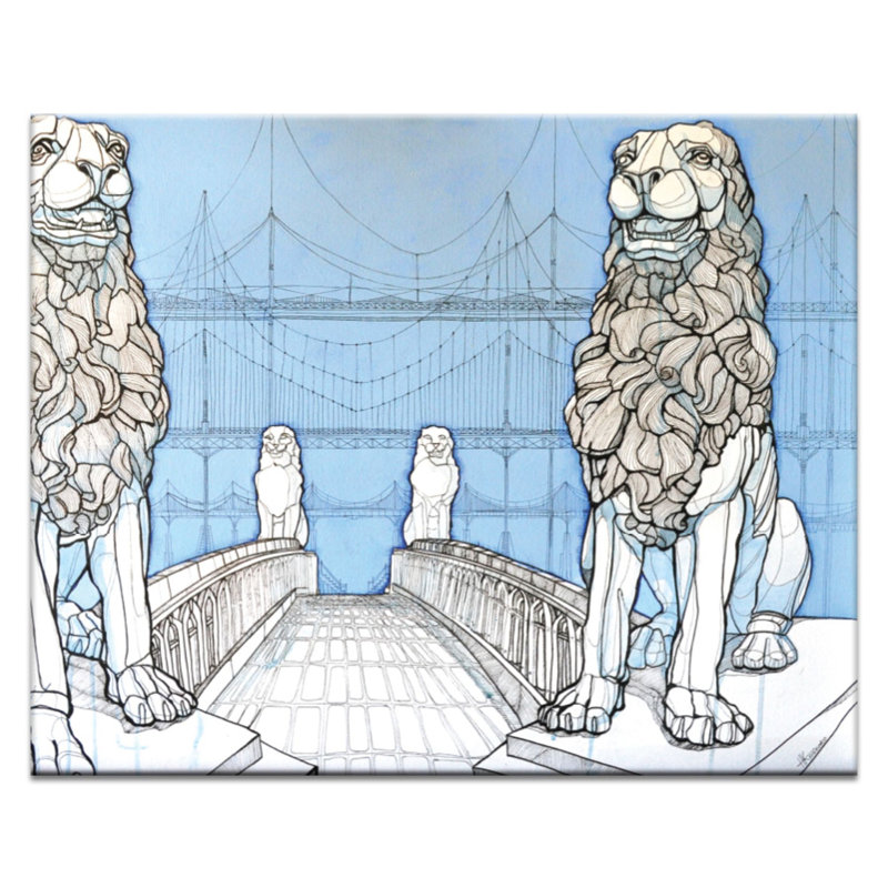 Lionsbridge by Olena Kosenko - Wrapped Canvas Print