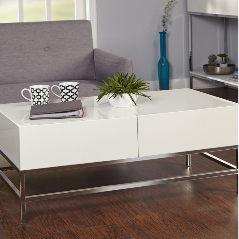 Table basse avec rangement Woodway