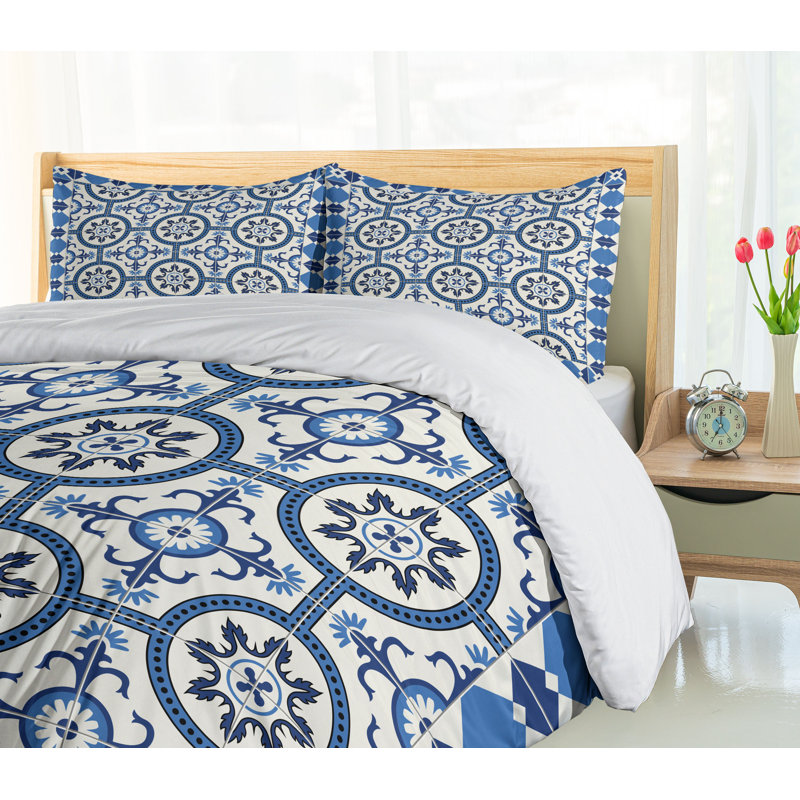 Eclectic Polyester Mixed Duvet Cover
