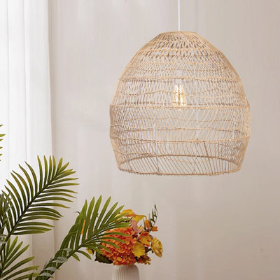 Nagle 1 - Light Natural Dome Pendant