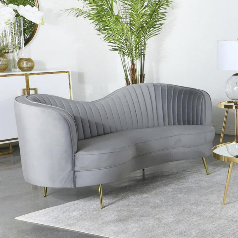 Modern Loveseat, Gray