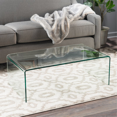 TABLE À CAFÉ 12MM VERRE BENT TRÉMÉ