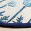 Tapis bleu en laine / viscose touffeté à la main Coreatha Martha Stewart-17853577