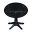 Extendable Round Solid Wood Dining Table-189837847