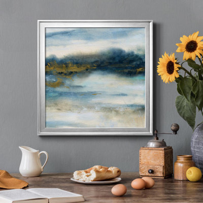 Golden Marshlands - Peinture sur toile encadrée