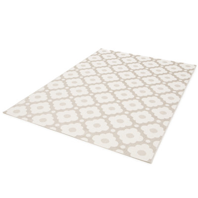 Abstract Ribbed Indoor / Outdoor Area Rug