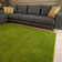 Myshaggy Collection Rugs Solid Design in Green