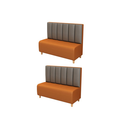 Banc rembourré en similicuir