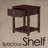 Kuan End Table with Drawer - Side Table with Storage Shelf - Classic Shaker-Style Wooden Nightstand